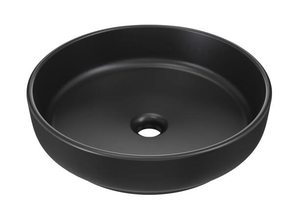 Toppmontert Servant RIVER 1 SVART MATT 40x12x40 cm - Svart  matt