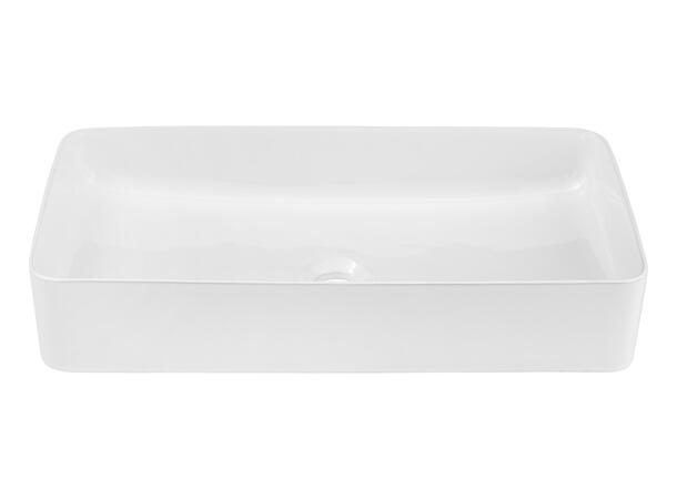 Toppmontert Servant SLIM 60 WHITE 61x11x34 cm - Hvit