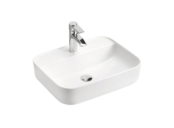 Toppmontert Servant  MAGIC 50 50x15x40 cm - Hvit