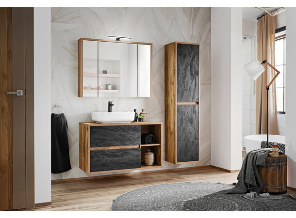 Toppmontert Servant  MAGIC 50 50x15x40 cm - Hvit