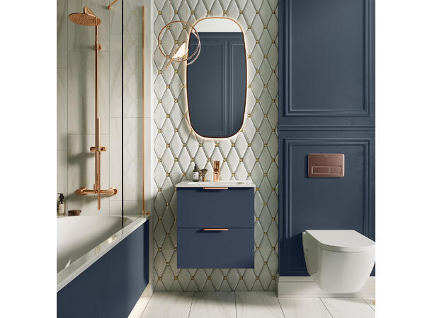 Underskap m/servant  50 cm 51x36x55 - blue matt