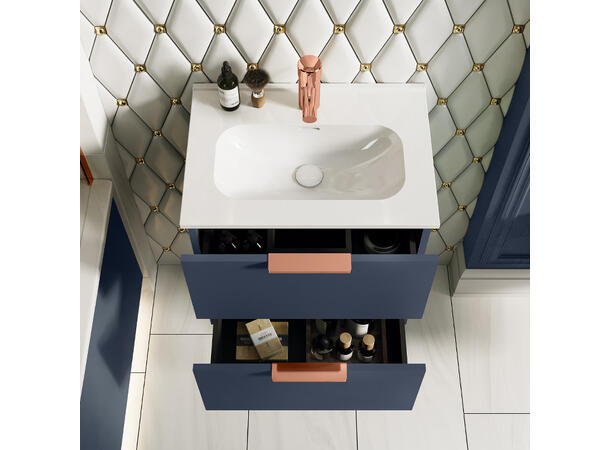 Underskap m/servant  50 cm 51x36x55 - blue matt