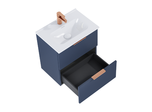 Underskap m/servant  50 cm 51x36x55 - blue matt