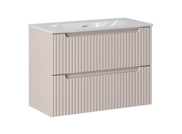 Underskap med servant NOVA CASHMERE 80 80x39x57- 2 Skuffer