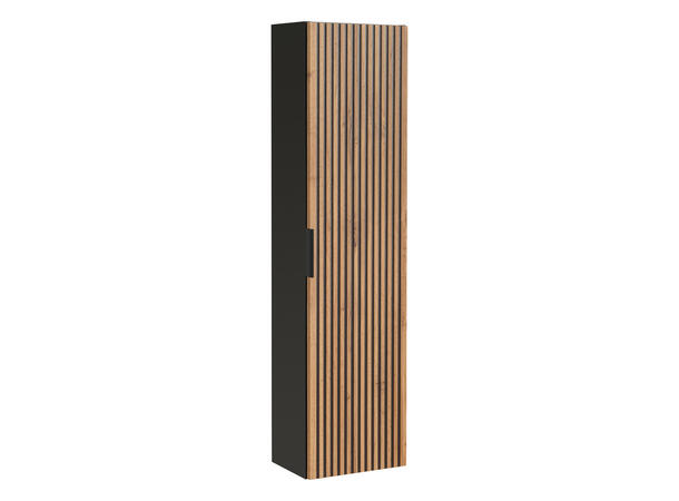 Høyskap  XILO BLACK H = 140 cm - m/1 dør