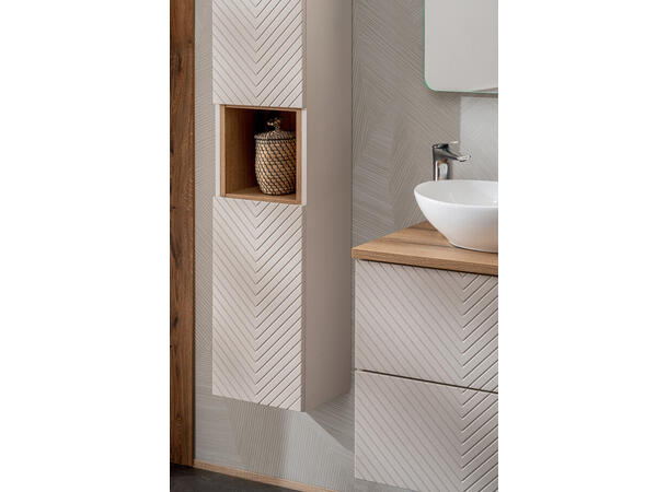 Høyskap VIVA CASHMERE H = 140 cm  m/2 dør