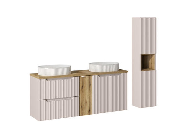 Møbelpakke NOVA CASHMERE 140 140x39x57 -2 Skuffer/ 3 dør