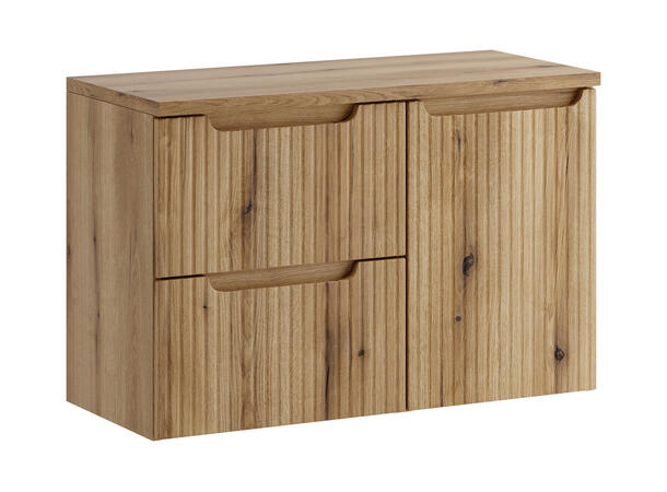 Møbelpakke Nova Eik Coast Evoke 90 cm 90x39x57  - m/ Skittentøyskurv