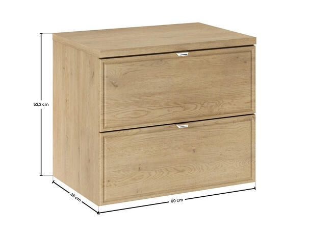 Møbelpakke TERRA CREMONA 60 60x46x45 -  2 Skuffer - Eik Cremona