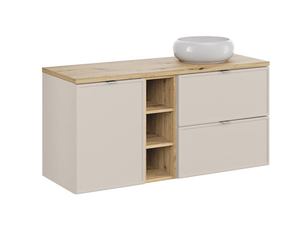 Møbelpakke  BELLA CASHMERE 120 120x46x57 2 Skuffer/1 dør