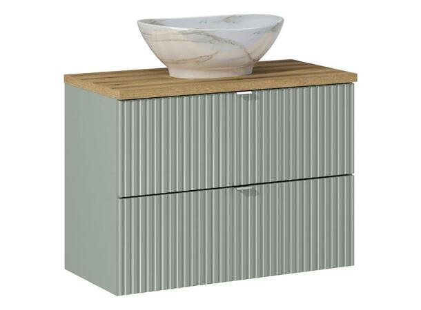 Møbelpakke  LINE REED GREEN 80x39x57- 2 Skuffer