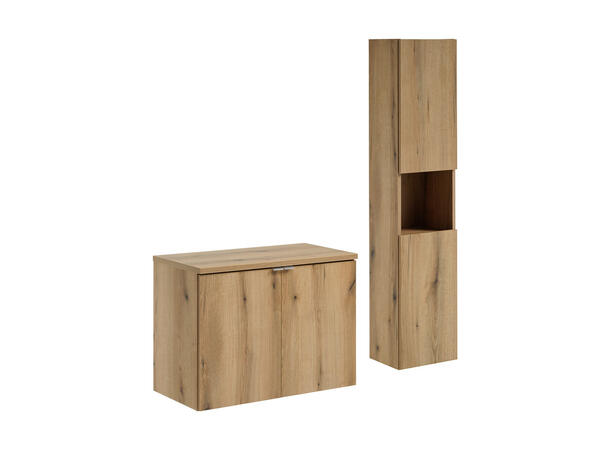 Møbelpakke  NOVA OAK 80 cm 80x39x57- m/2 dør