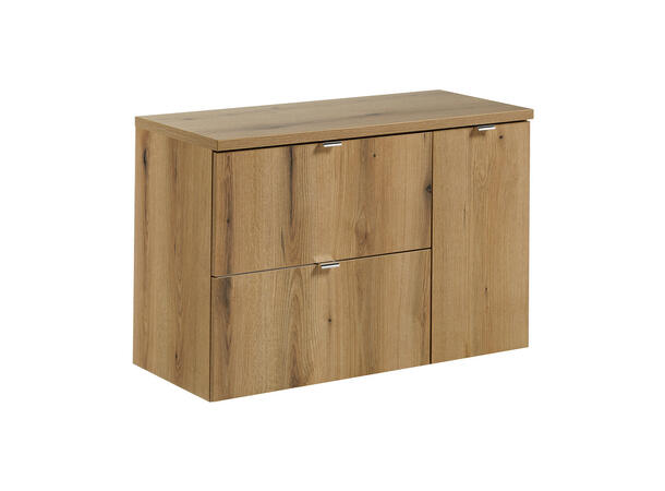 Møbelpakke  NOVA OAK 90 cm 90x39x57- 2 Skuffer/1 dør