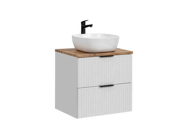 Møbelpakkel  ADEL WHITE  60 60x46x57 - 2 Skuffer