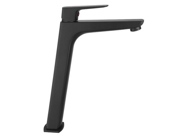 Servantbatteri  Vitto VerdeLine 1-greps - Høy modell - Svart matt