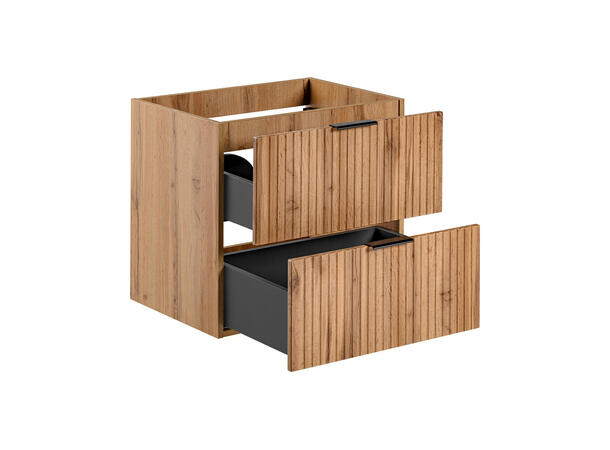 Servantskap ADEL OAK  60 60x46x57 -  2 Skuffer