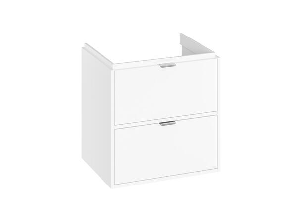 Servantskap FRI FORM LIVA Hvit 60 cm 60x45x60 -  2 Skuffer