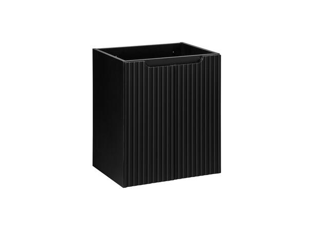 Servantskap NOVA BLACK  50 cm 50x39x57 m/2 dør