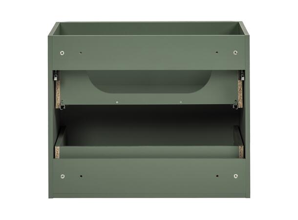 Servantskap SKOGSGRØNN  80 80x46x57 -  2 Skuffer - Sivgrønn