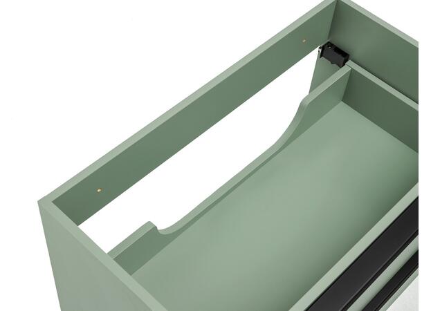 Servantskap SKOGSGRØNN  80 80x46x57 -  2 Skuffer - Sivgrønn
