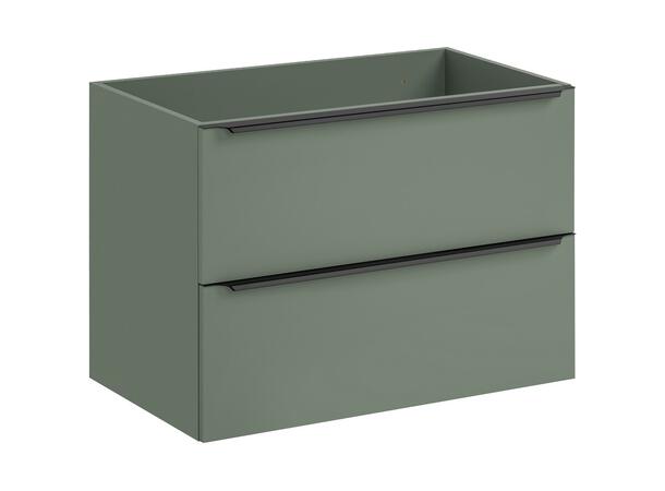 Servantskap SKOGSGRØNN  80 80x46x57 -  2 Skuffer - Sivgrønn