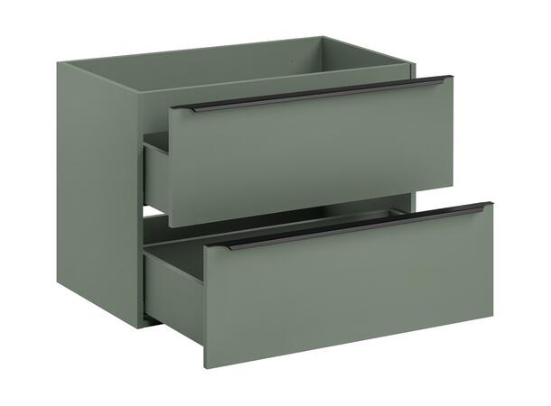 Servantskap SKOGSGRØNN  80 80x46x57 -  2 Skuffer - Sivgrønn