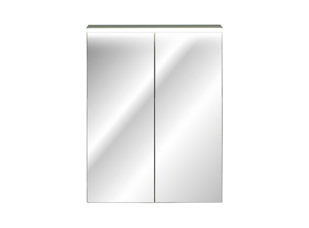 Speilskap SKOGSGRØNN 60 cm 60x78x19  - m/LED-belysning