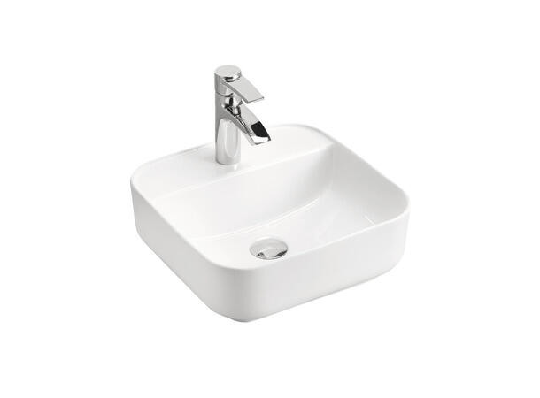 Toppmontert Servant  MAGIC 40 40x14x40 cm - Hvit