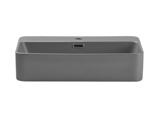 Toppmontert Servant  TRUST 2  LIGHT GREY 55x12x38 cm - Lys grå matt