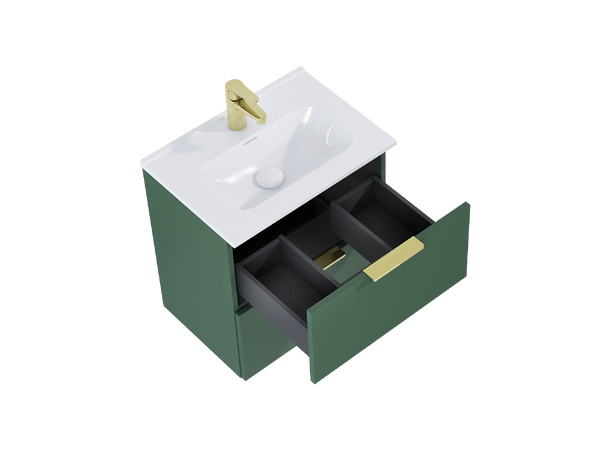 Underskap m/servant  50 cm 51x36x55 - grønn matt