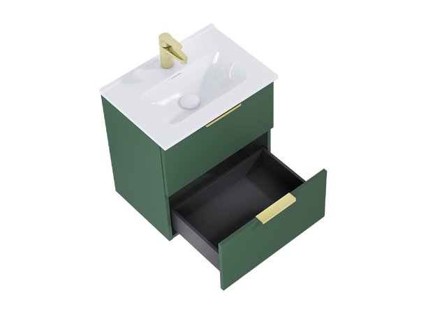 Underskap m/servant  50 cm 51x36x55 - grønn matt