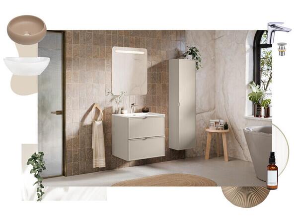 Underskap med servant BELLA CASHMERE 60 60x46x50 - Alt i én pakke