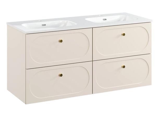 Underskap med servant DONNA SAND 120 120x46x57 - 4 Skuffer