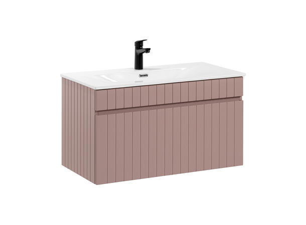 Underskap med servant ICONIC ROSE 80 cm 80x46x45- 1 Skuff