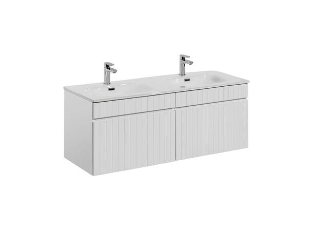 Underskap med servant ICONIC WHITE 120 120x46x45- 2 Skuffer