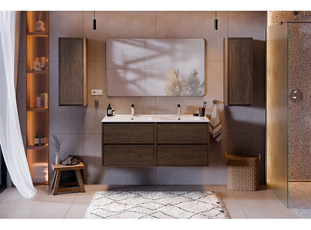 Underskap med servant VIOLA  VILLA 60 cm 60x46x50 - 2 Skuffer