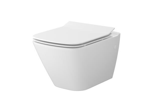 Vegghengt toalettpakke SquareLine 51x36 - Vortex flush