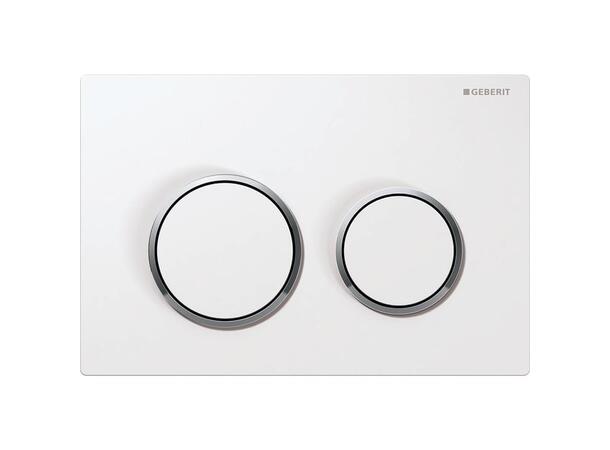 Betjeningsplate Geberit Omega20 Hvit/Krom