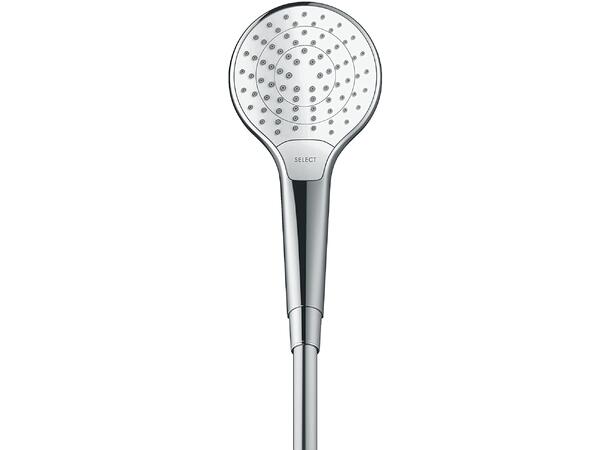 Dusjsett Hansgrohe CromaSelect S Vario 3jet med dusjstang 90 cm - Hvit/krom -