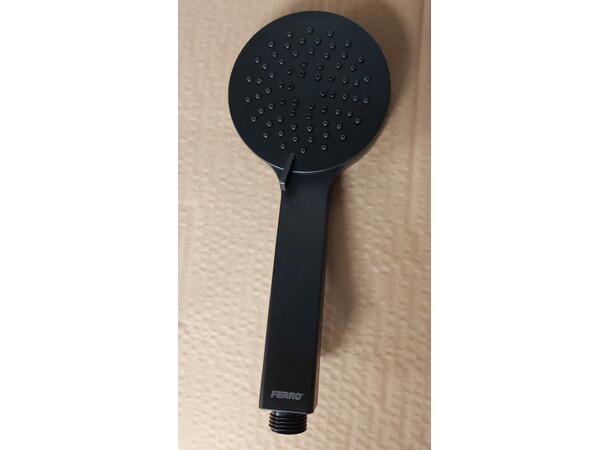 Dusjsystem Ferro Trevi Med termostat - Svart matt