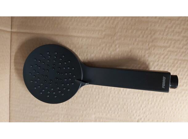 Dusjsystem Ferro Trevi Med termostat - Svart matt